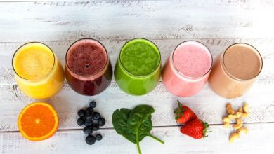 Sinh tố trái cây kết hợp rau củ cực healthy