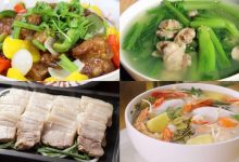 Thịt kho trứng đậm đà, ăn kèm cơm nóng và canh rau cải
