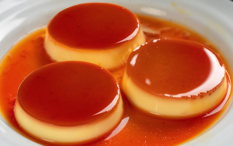 Bánh flan mềm mịn món tráng miệng ngọt ngào