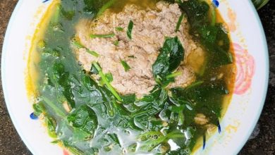 Canh cua mồng tơi thanh mát bổ dưỡng