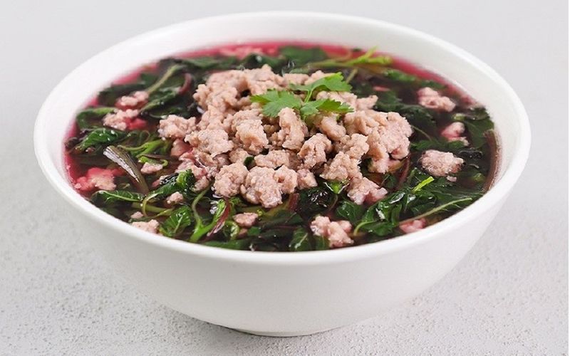 Canh rau dền ngọt mát giải nhiệt cho ngày hè