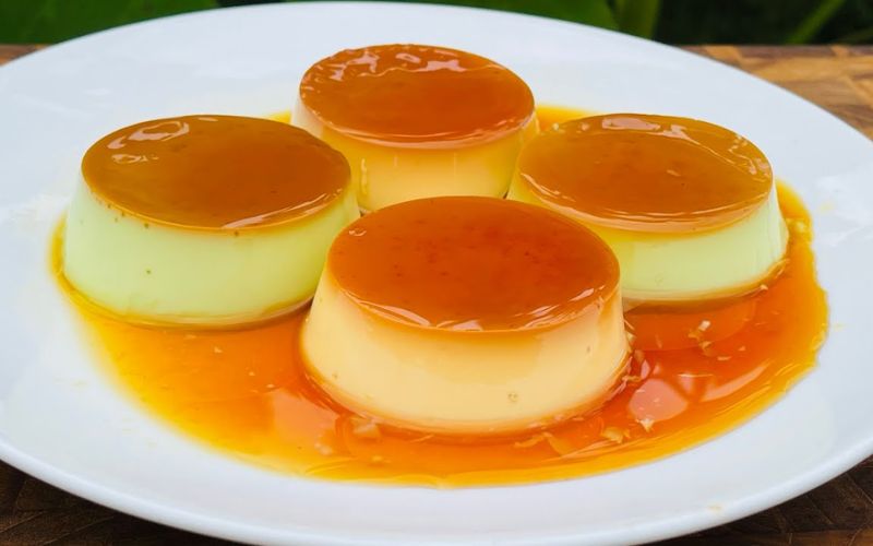 Caramel vàng óng là bí quyết tạo hương vị đặc trưng