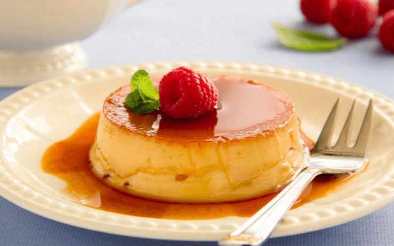 Món bánh flan mềm mịn hấp dẫn cho bé