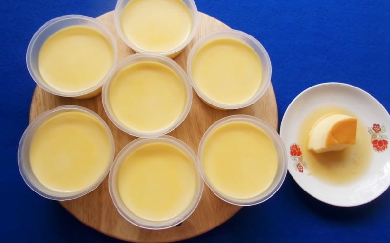 Món bánh flan trứng sữa cho bé thêm năng lượng