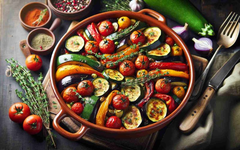 Ratatouille Pháp đầy màu sắc với rau củ tươi ngon