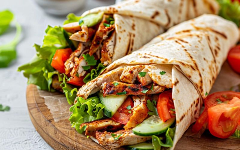 Shawarma Trung Đông đậm vị với thịt nướng thơm lừng