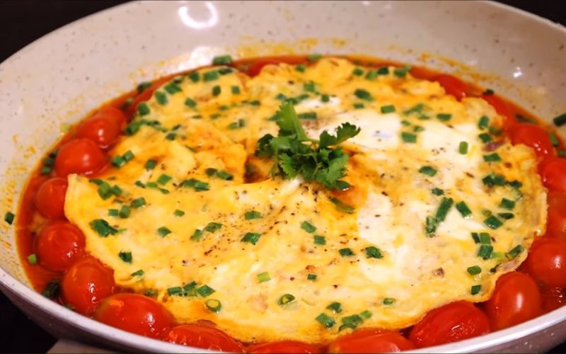 Công thức làm trứng chiên cà chua chi tiết