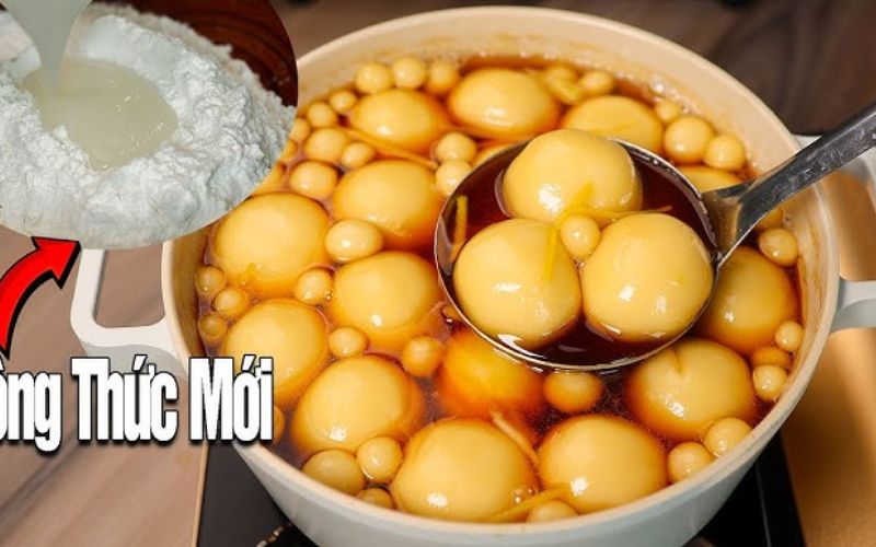 Bột gạo mềm mịn lý tưởng cho chè trôi nước