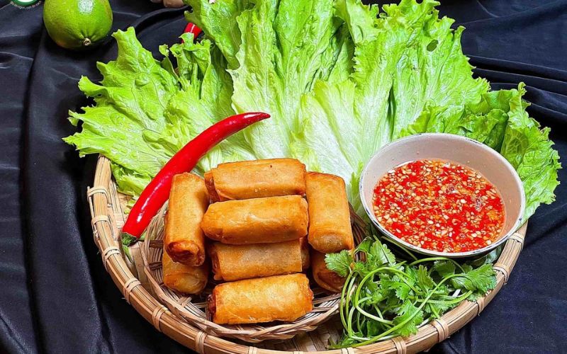 Nguyên liệu làm chả giò miền Bắc tươi ngon chuẩn vị