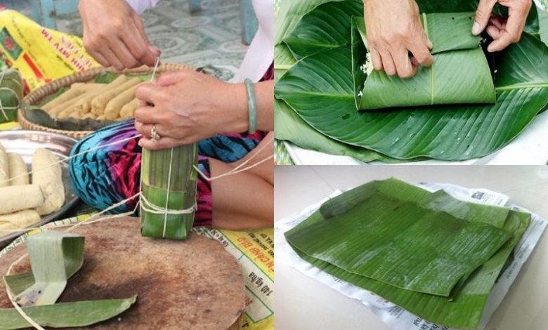Hướng dẫn cách gói bánh tét đẹp