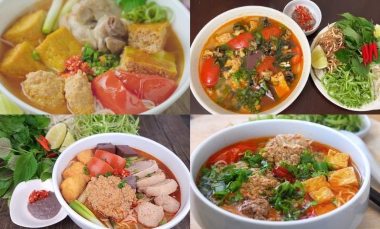 Cách nấu bún riêu cua miền Trung cực dễ tại nhà