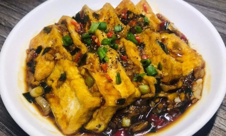 Đậu hũ hấp xì dầu món ăn thanh đạm tốt cho sức khỏe tim mạch