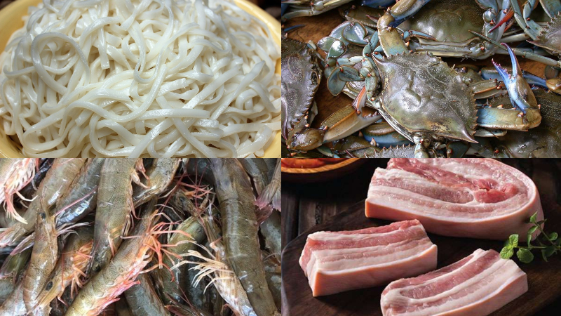 Cách nấu mì Quảng Phú Chiêm