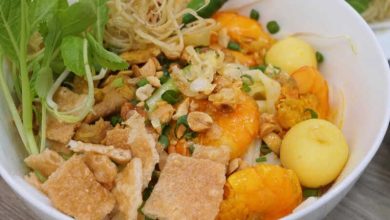 Cách nấu mì Quảng Phú Chiêm